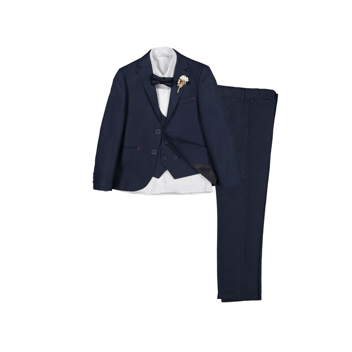 Birthday Boys Suit Set for Ages 1-4Y in Navy Blue